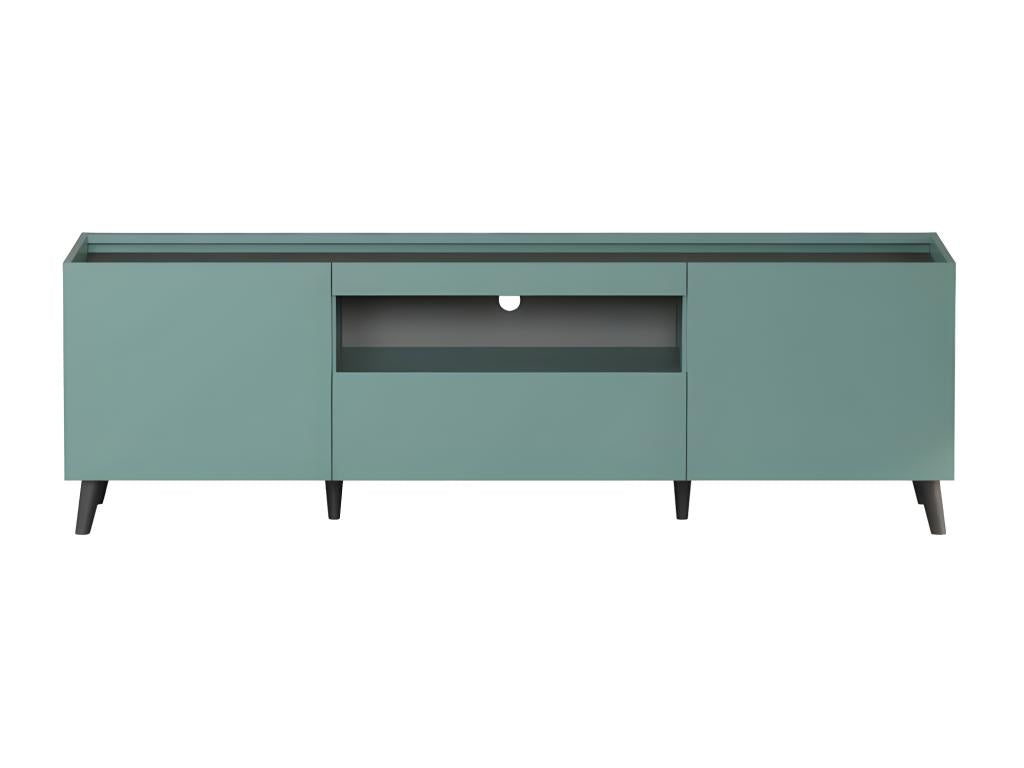 Melton TV stand, blue-grey. LVVA23933