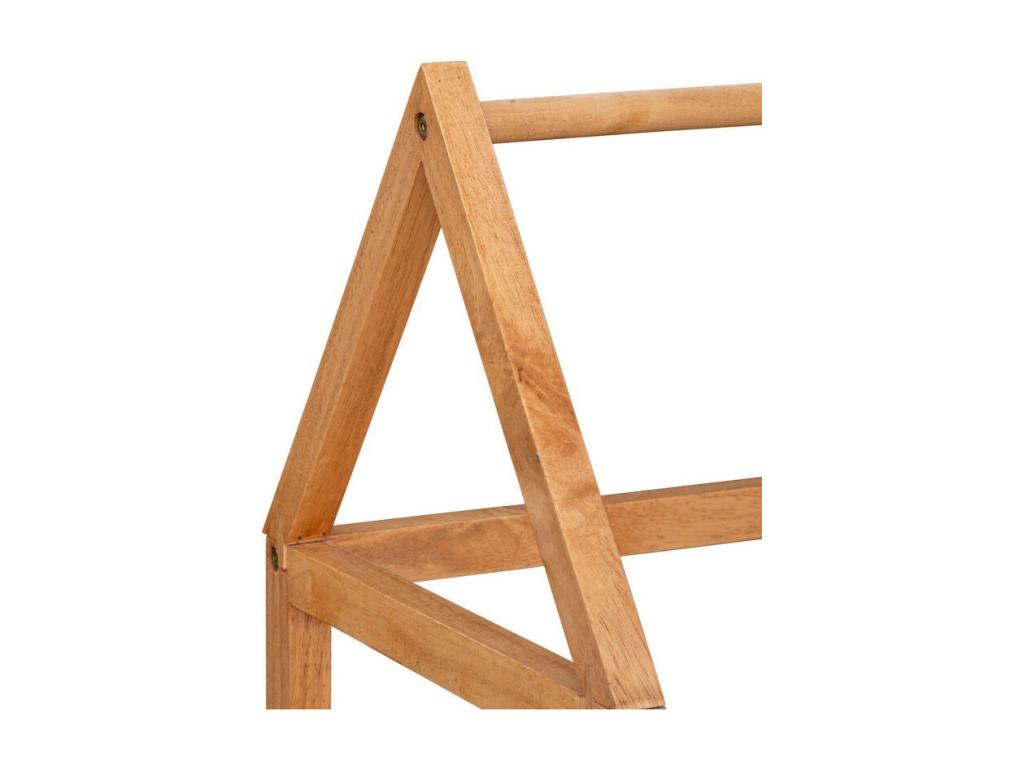 Children's brown wooden coat rack 115x82x33cm ICUG49212