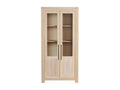 Modern display cabinet in bleached oak - Nobellea QSMO16178