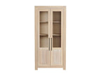 Modern display cabinet in bleached oak - Nobellea QSMO16178