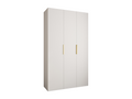 Nobellea 4 245.5/140/40 3-door wardrobe, white/gold, GWOP68385