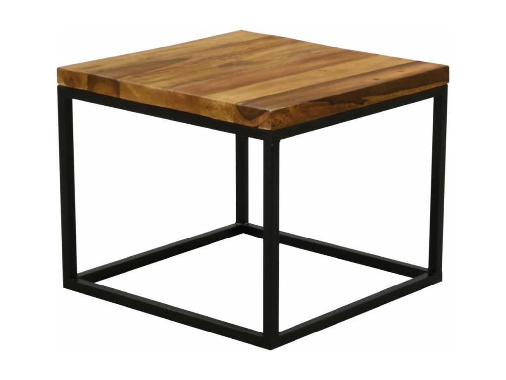 Dekonao Modular Coffee Tables in Recycled Wood and Metal, Set of 3 SRTA00357