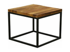 Dekonao Modular Coffee Tables in Recycled Wood and Metal, Set of 3 SRTA00357
