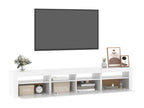 TV stand with Nobelleaères LED White 210x35x40 cm EGMB32559