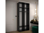 Dekonao Ryfel 1 236.7/100/47 2-Door Hinged Wardrobe Black KTBY83104