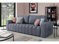 Dekonao DAWL98993 3-seater convertible sofa with storage space - Grey - in luxury quality fabric