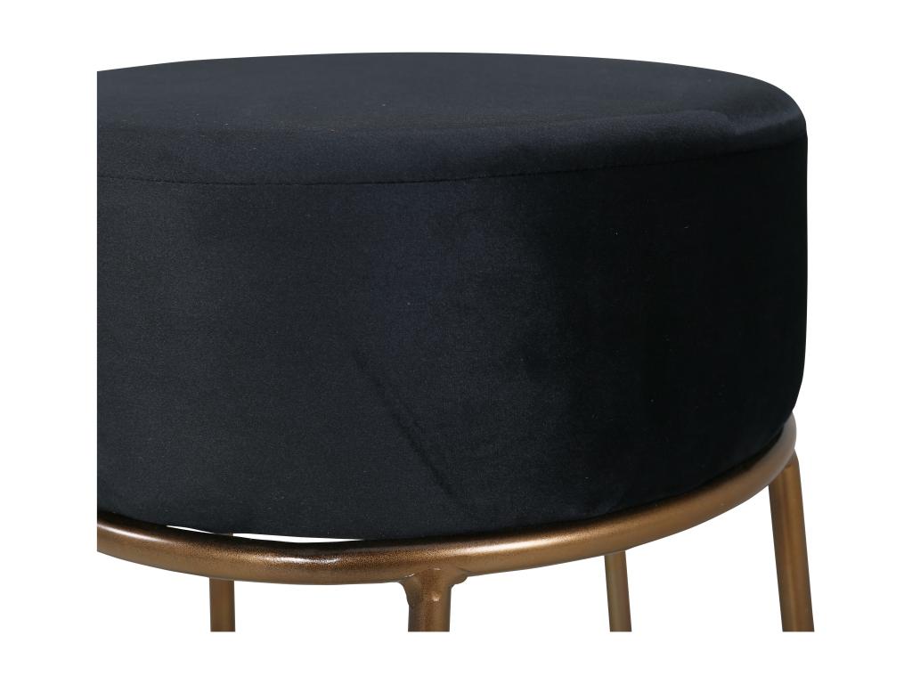 Nobellea P 1NOS Pouf 46x46x47 Black HUZG75544
