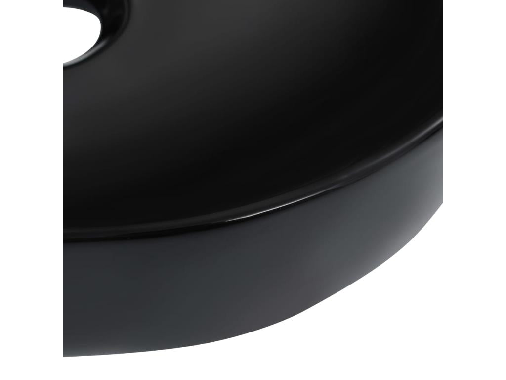 Black washbasin/hand basin, 42.5x42.5x14.5 cm, 02 0002627 BBIM22409