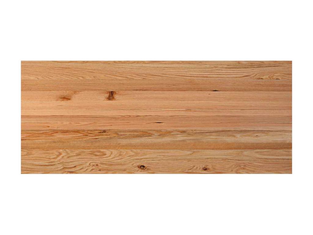 Light brown rectangular solid oak dining table ZHLM43218