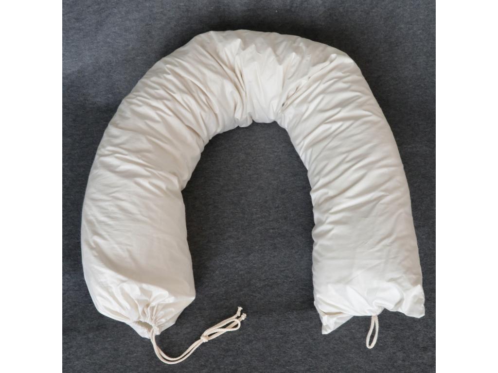 Nursing pillow in organic cotton and organic wool LGQY78680