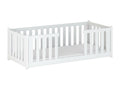Dekonao 117 Unique White Bed 90x200 Wooden Slatted Base 96x208x62cm VQEM10140