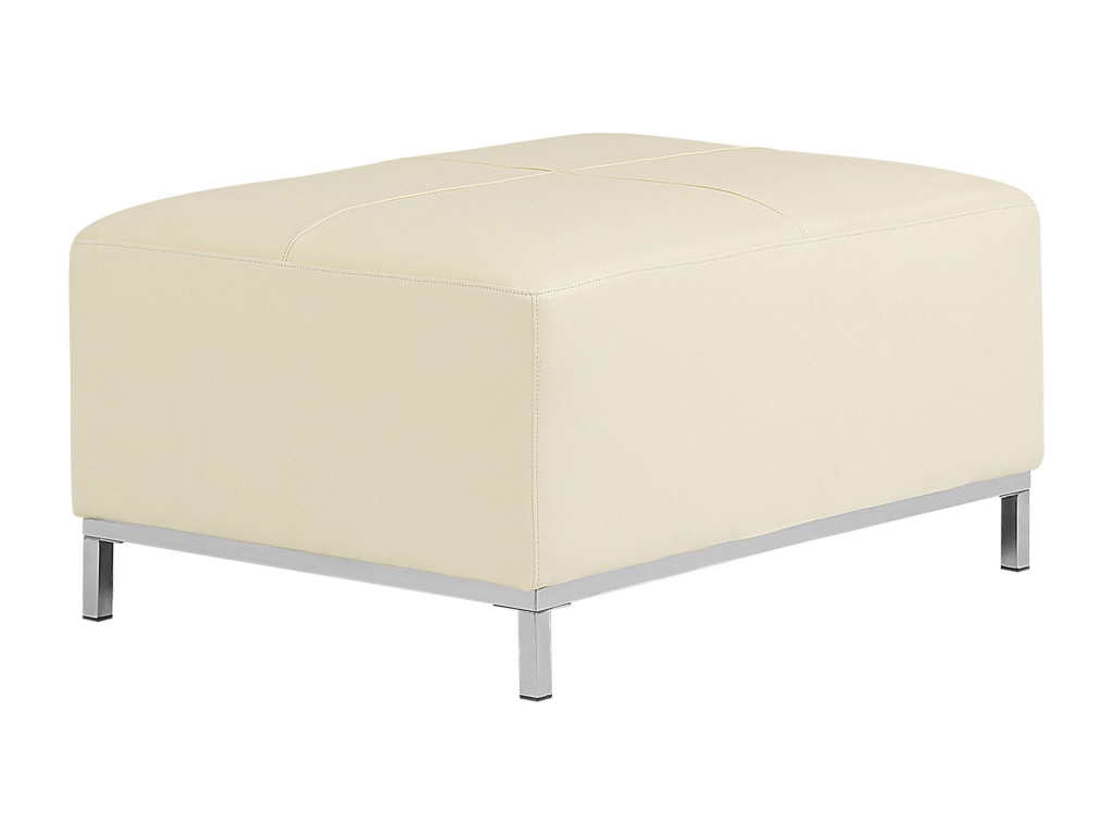 Ottoman Nobellea Beige Leather MKXZ32050
