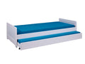 Nobellea Trundle Bed with 1 Drawer / Slatted Base 90x200cm White LTVI51482