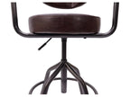 Dekonao-H10f vintage brown bar stool NNMV54076