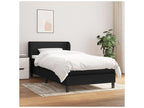 Nobellea bed base with black mattress 100x200 fabric JOWV87953