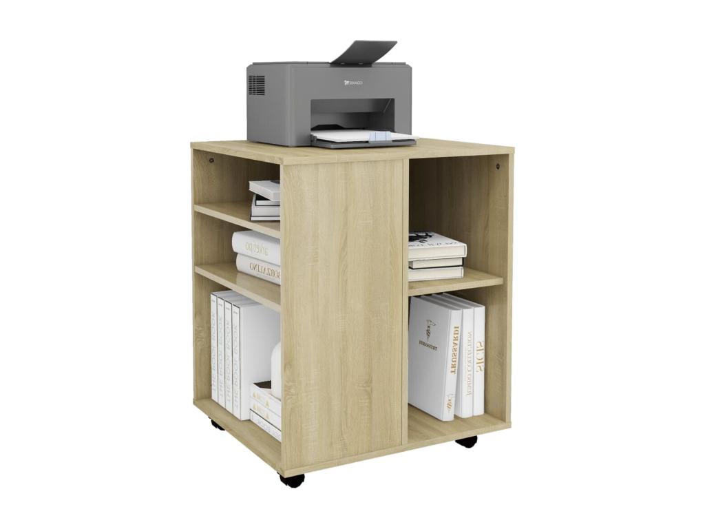 Dekonao Oak Wardrobe, 60x53x72 cm, Engineered Wood, JWEP55319