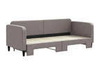 Nobellea Daybed with Pull-Out Bed 80x200 cm Fabric TNGJ46243