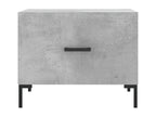Concrete grey coffee table 50x50x40 cm engineered wood HTGN68920