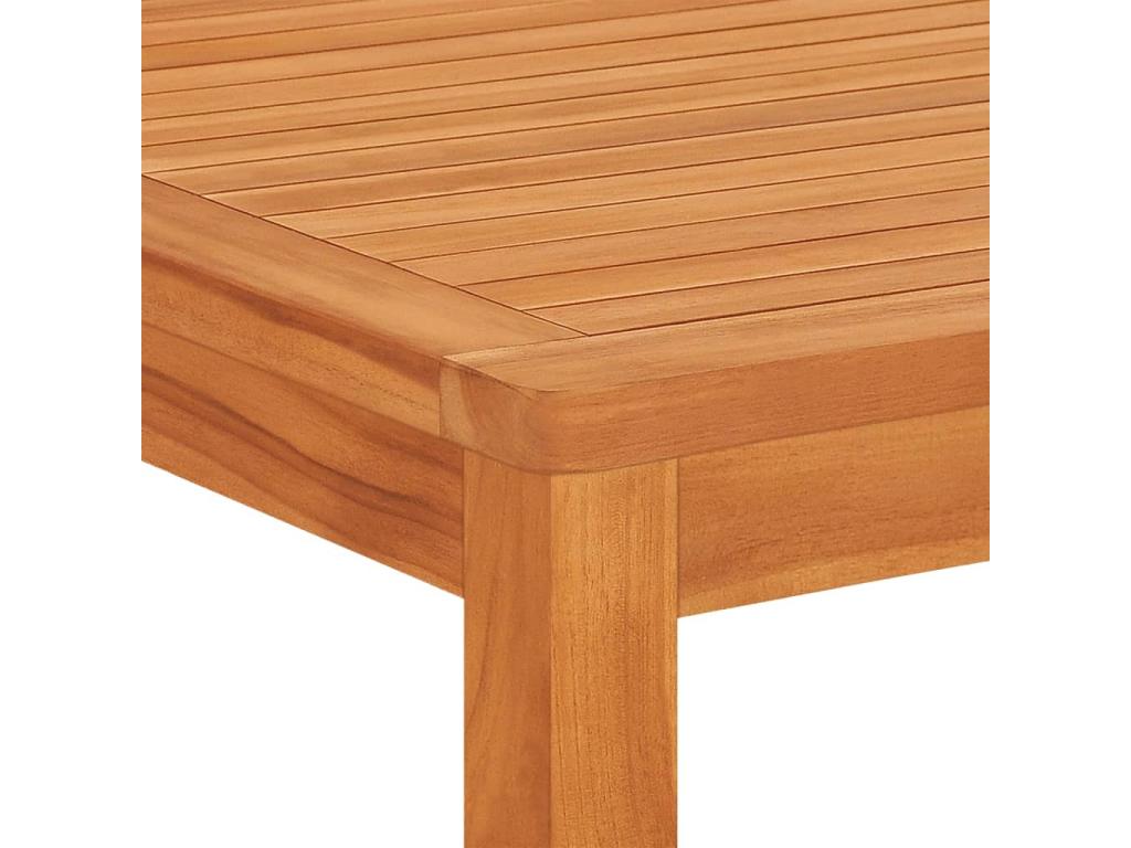 3-piece garden dining set, solid teak wood WQQZ68031