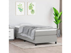 Nobellea bed base, light grey, 90x190 cm, fabric NVSC59538