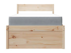 Bed with drawers and mattress 100x200 cm solid pine wood MOPM15020