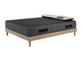 Nobellea Black Memory Foam Mattress Set - 140x190cm - 2 Pillows 70x40cm - Nobellea Oak Bed Base LIJW43929