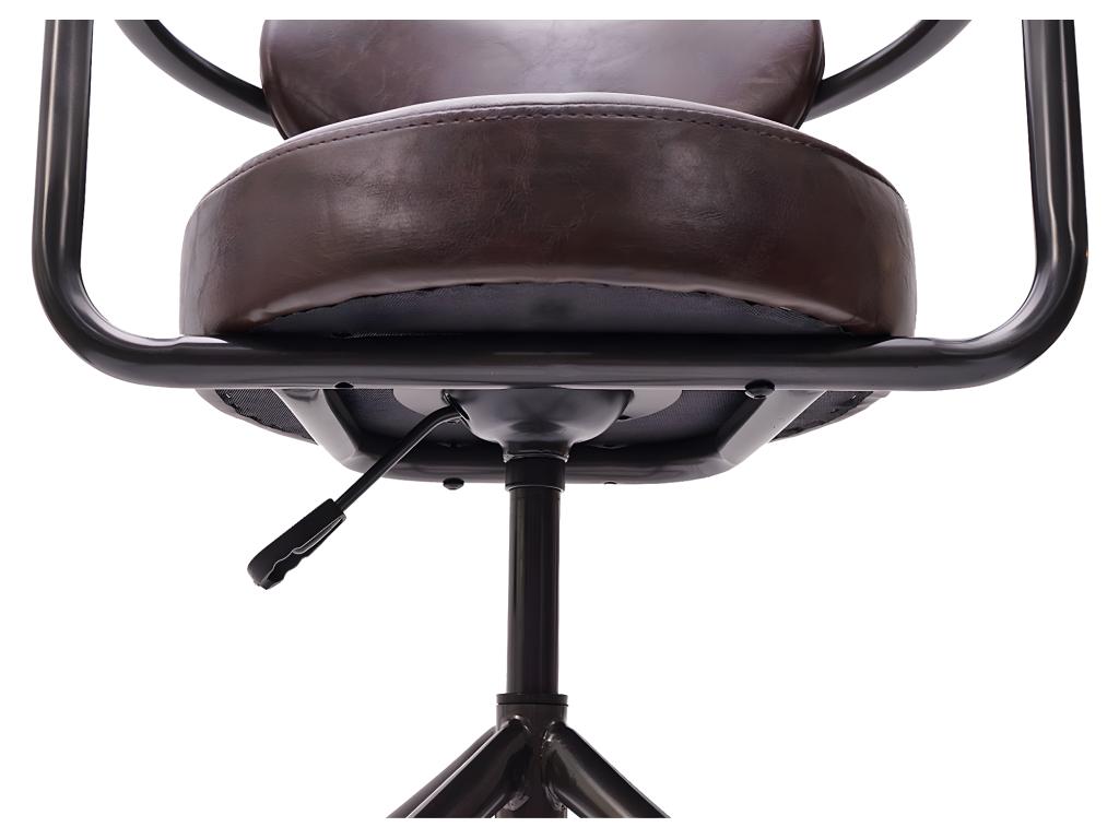 Dekonao-H10f vintage brown bar stool NNMV54076