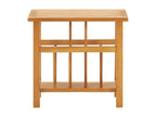 Nobellea light solid oak magazine side table H 42cm ZXIK26883