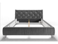 Bed - Grey Velvet - Nobellea NXBB08252