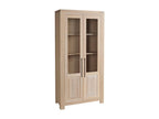 Modern display cabinet in bleached oak - Nobellea QSMO16178