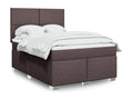 Nobellea bed base with mattress, dark brown, 140x200 cm, TWCU33125