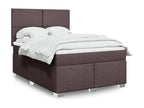 Nobellea bed base with mattress, dark brown, 140x200 cm, TWCU33125
