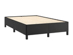 Nobellea bed base with LED mattress, black, 120x190 cm, faux leather, SVDF32789