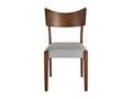 Set of 2 Dekonao dining chairs, light grey wood, LCNE01380