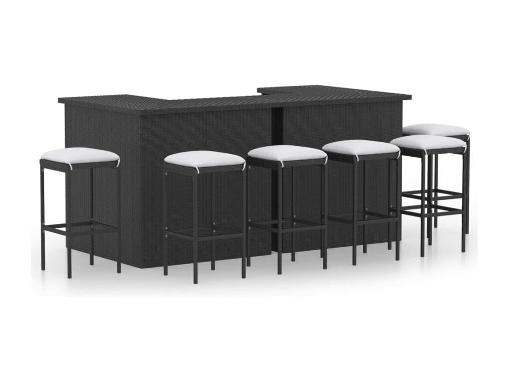 Black resin bar cabinet 100x50x105 cm 02 0014507 HMLA29210