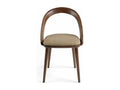 Lazy chair in ash and walnut wood and faux leather - Set of 2 - Color Nobellea 15 AONF71940