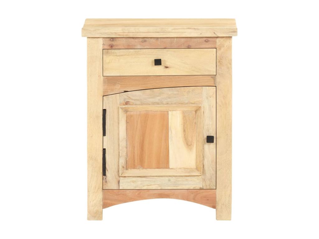 Dekonao Premium - Bedside Table 40x30x50 cm Solid Reclaimed Wood BYFF19265