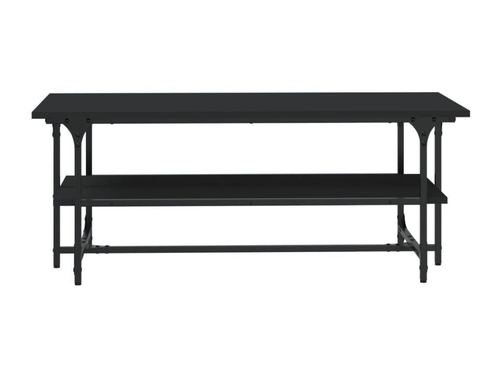 Black coffee table 100x50x40 cm Engineered wood WCLP05080