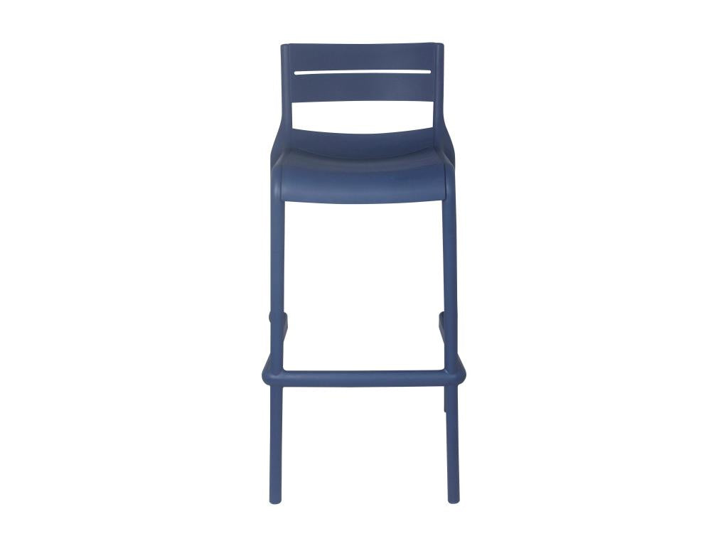 Nobellea blue plastic patio high chair LHBD42416