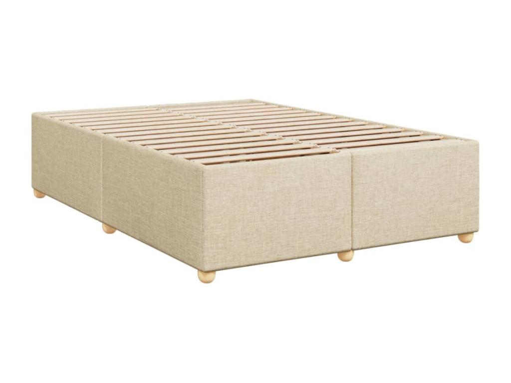Nobellea bed base with cream mattress 160x200 cm Fabric TAUF23881