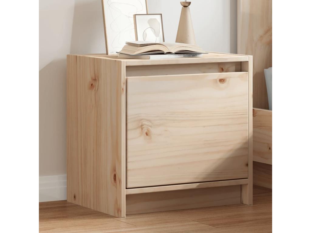 Bedside table 40x30.5x40 cm solid pine wood XRSX68501