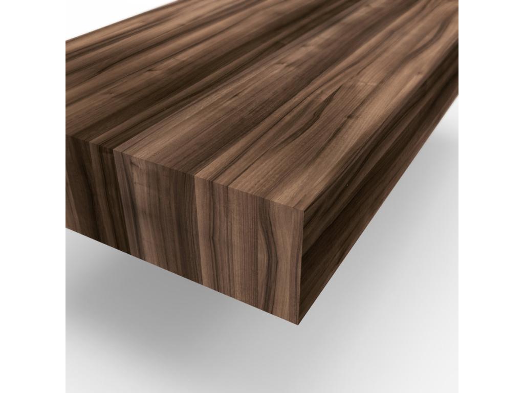 Dekonao 4-piece bathroom set, walnut/white TQNZ96799