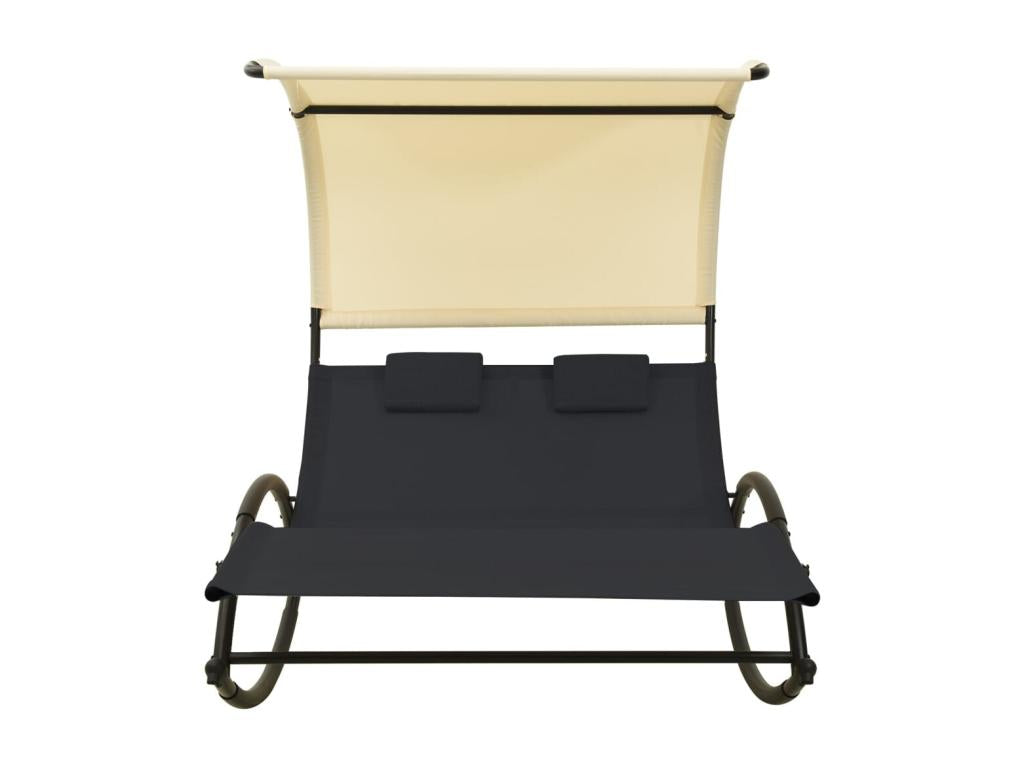 Cream sun lounger/bath chair 139x180x170 cm 02 0012723 VSUE09928