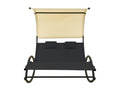 Cream sun lounger/bath chair 139x180x170 cm 02 0012723 VSUE09928