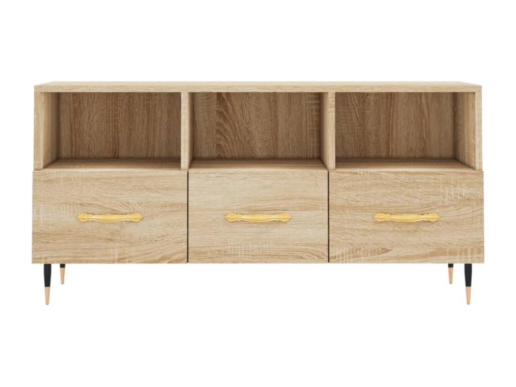 Boisona oak TV stand 102x36x50 cm engineered wood UJAT96656