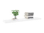 Floating shelves, 2 pcs, Oak and white, 120x23.5x3.8, MDF, DGBC71807