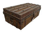 Brown metal suitcase 52x31x19h UJKF50055
