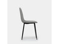 Dining chair in grey fabric 45x86 cm - Nobellea RUIM05710