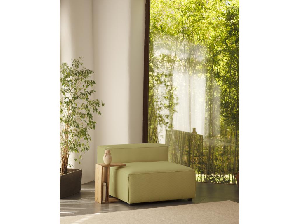 Nobellea green corduroy armchair 110x90cm DJLQ86272