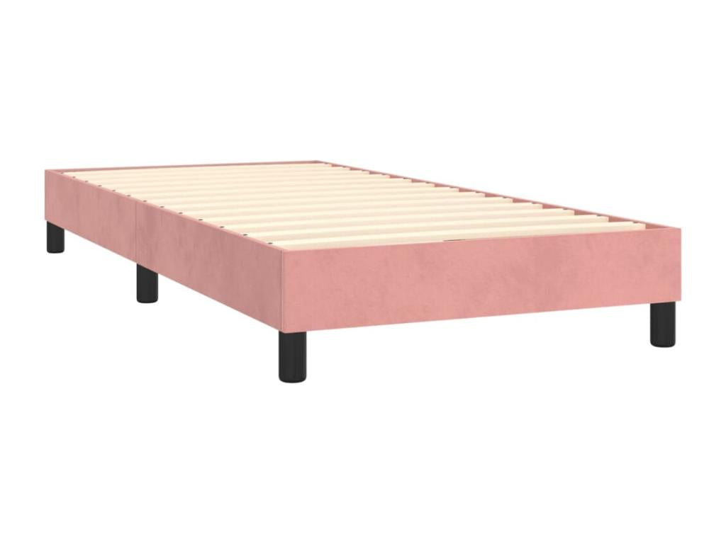 Nobellea bed base with mattress, Rose 100x200 cm, Velvet UIBU58555